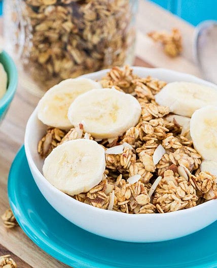 Banana Almond Granola