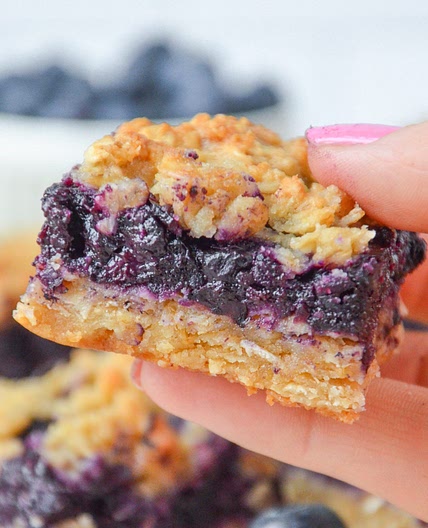 Blueberry Oat Crumble Bars (Starbucks Copycat)