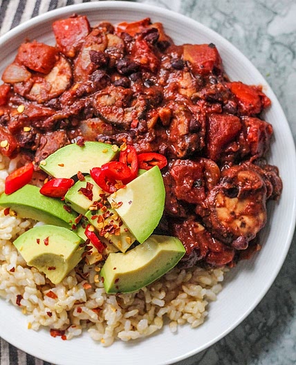 Zesty Chipotle Lime Black Beans