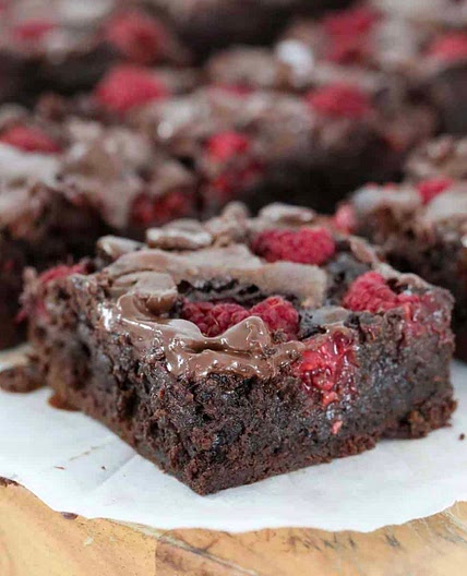 Chocolate Raspberry Brownies