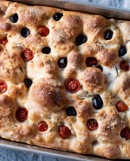 A Simple Sourdough Focaccia