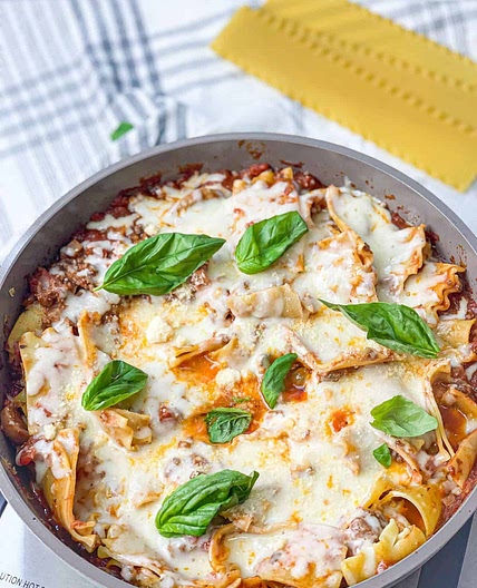 Easy Stovetop Lasagna Skillet