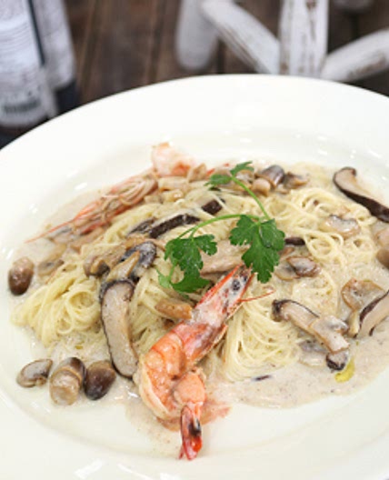 카펠리니 버섯 크림파스타