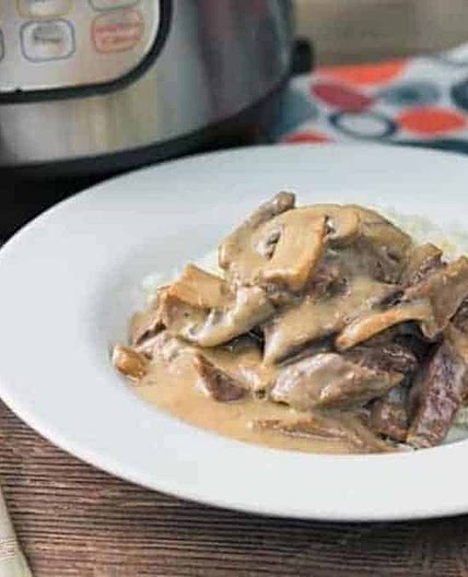 Instant Pot Beef Stroganoff