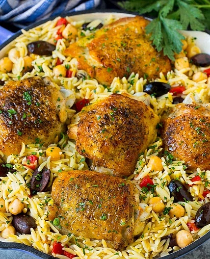 One Pot Mediterranean Chicken