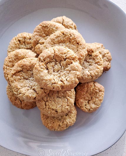 Soft & Chewy Coconut Oatmeal Cookies