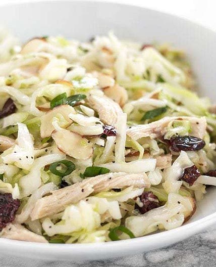 Chicken and Cranberry Salad with Lemon Poppy Seed Dressing