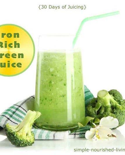 Iron Rich Green Juice {30 Days of Juicing}