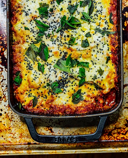 Indian-Style Roasted Eggplant Parmesan