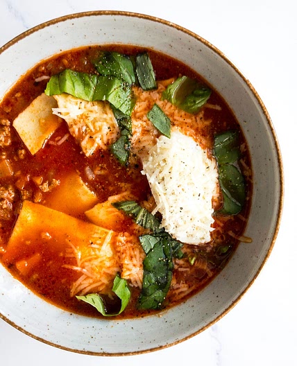 Easy Lasagna Soup