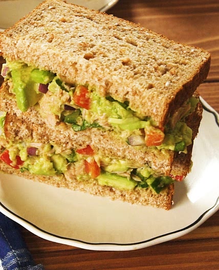 Avocado Tuna Sandwich