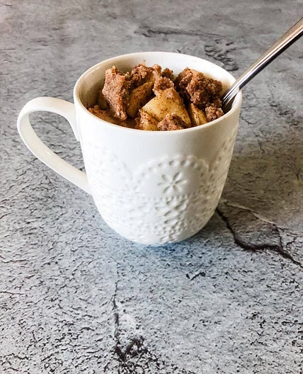 Gluten Free Apple Cobbler in a Mug