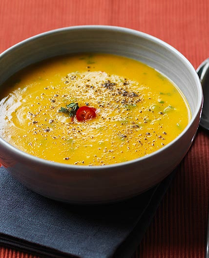 Spicy butternut squash soup