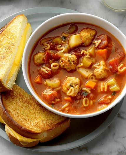 Meatball Alphabet Soup