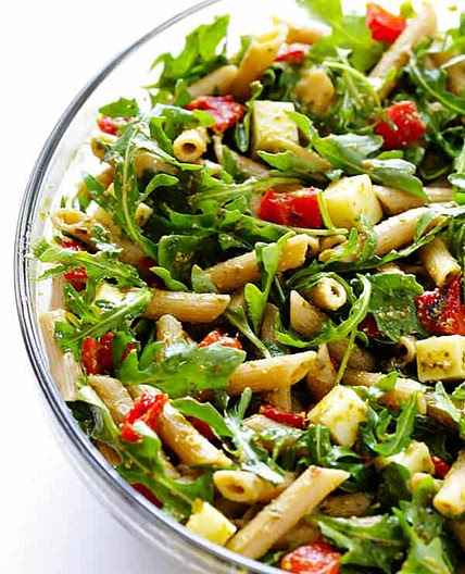 5-Ingredient Pesto Pasta Salad