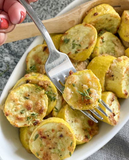 Garlic Roasted Yellow Squash