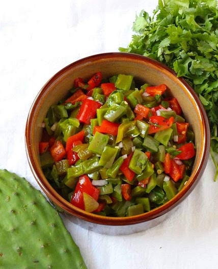 Nopalitos and Roasted Red Pepper Salad