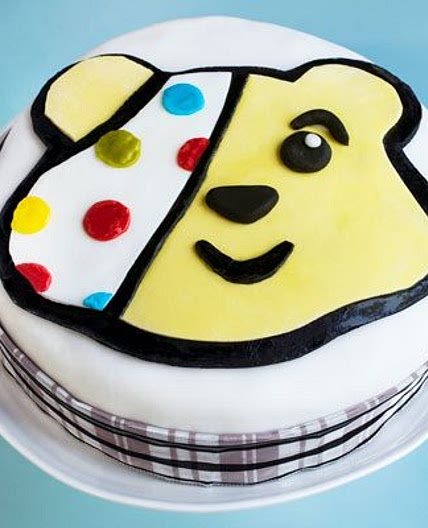 Pudsey bear cake