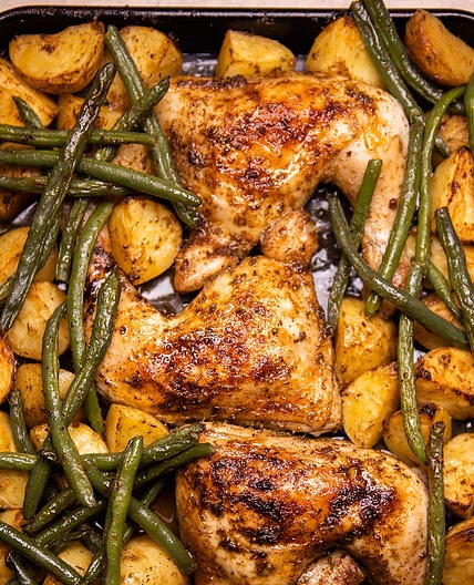 Easy Sheet Pan Chicken Dinner