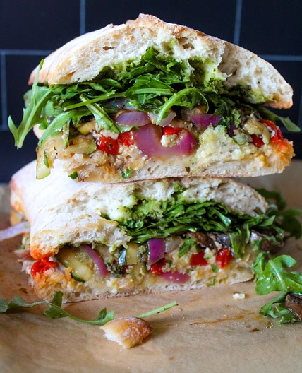 Roasted Vegetable Sandwiches