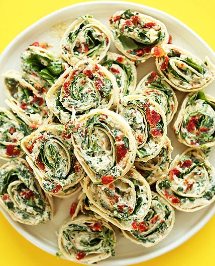 Sun-Dried Tomato and Basil Pinwheels