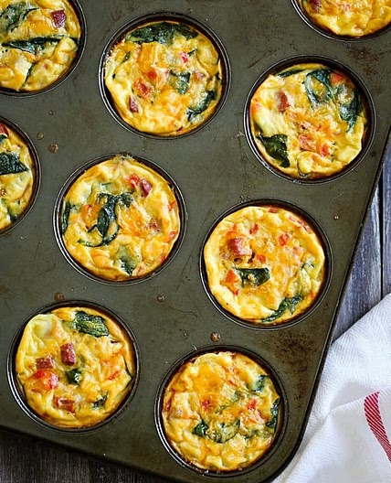 Petite Crust-less Quiche