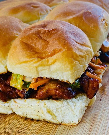 Blackstone Korean Chicken Sliders