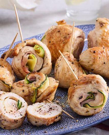 Puteninvoltini mit Zucchini