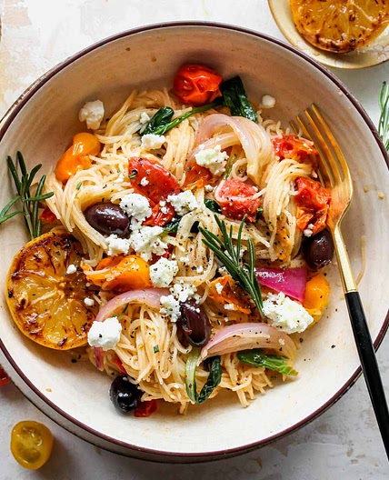 Weeknight Mediterranean Pasta