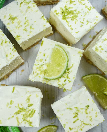 Margarita Lime Cheesecake Bars