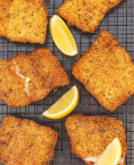 Keto Fried Fish - Breaded & Crumbed