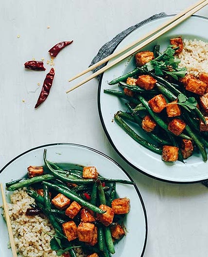 Almond Butter Tofu Stir-Fry