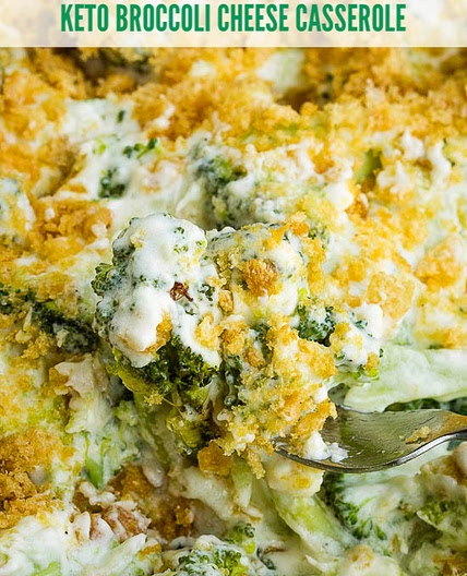 Keto Broccoli Cheese Casserole