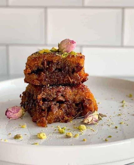 Sweet Potato Bake Filled With Walnuts