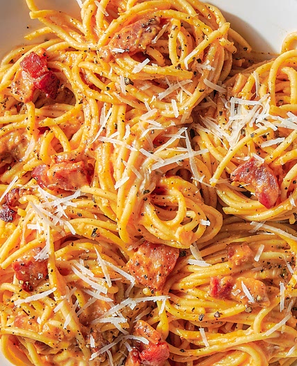 Pumpkin Carbonara