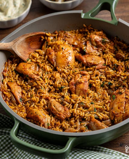 One Pot Shawarma Chicken and Rice