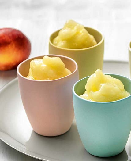 Quick fruit sorbet
