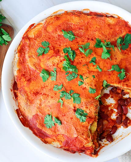 Tortilla Bean Casserole