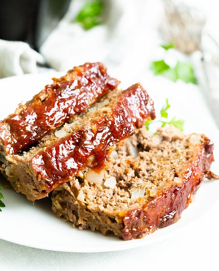 Cast Iron Loaf Pan Meatloaf