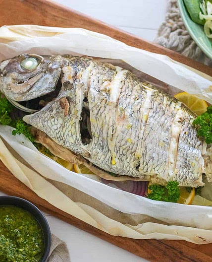 Whole Fish en Papillote