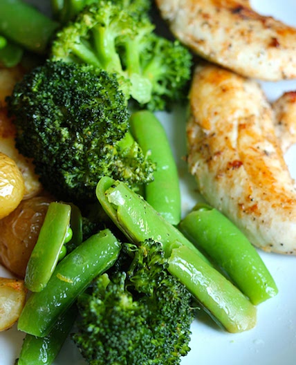 Lemon Broccoli and Peas