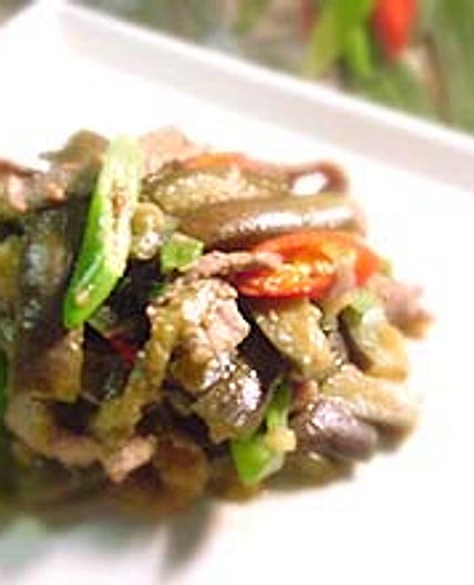 가지쇠고기볶음