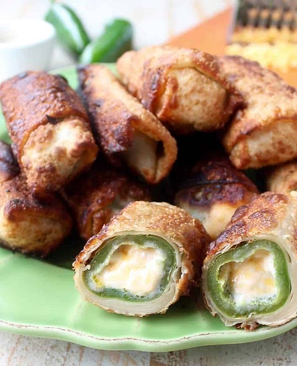 Jalapeno Popper Egg Rolls