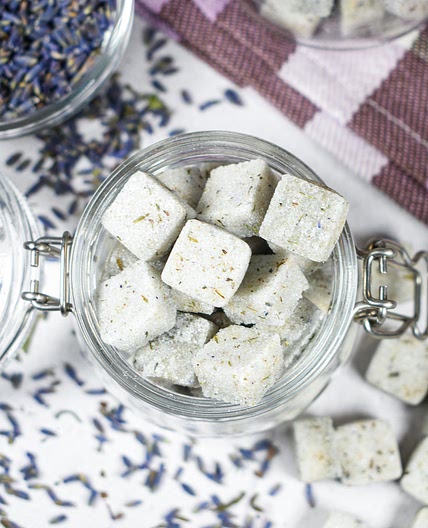 Lavender Sugar Cubes