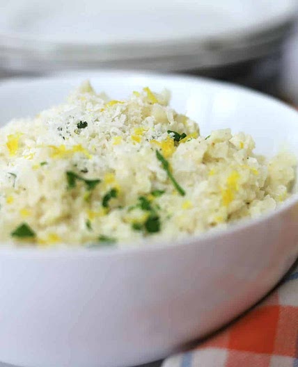 Keto Risotto with Lemon