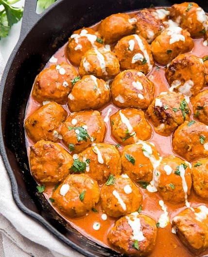 Buffalo Chicken Meatballs