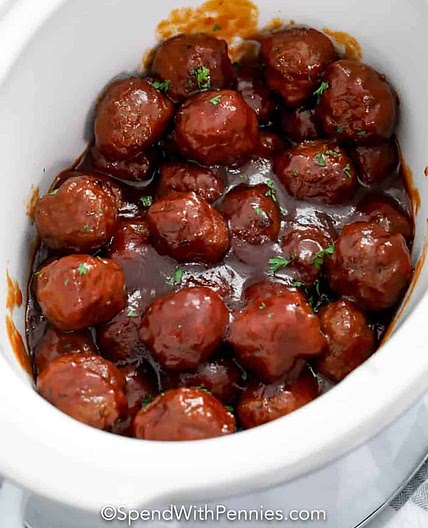 Grape Jelly Meatballs