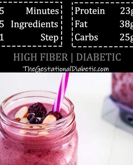 Almond Berry Breakfast Smoothie Recipe