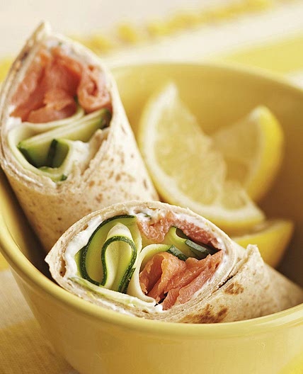 Smoked Salmon Breakfast Wraps