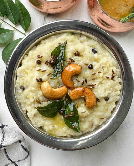 Ven Pongal Recipe (Khara Pongal)